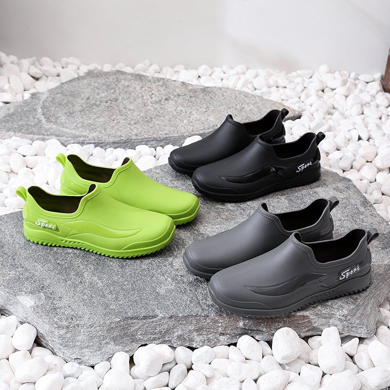 [Non-Slip And Wear-Resistant] Low-Cut Waterproof Water Shoes For Men, Chef Work Shoes, Rain Boots, Men'S Labor Protection Shoes, Versatile For Outdoor Wear - Image 5